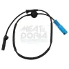 Sensor, Raddrehzahl Vorderachse rechts Vorderachse links MEAT & DORIA 90285