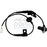 Sensor, Raddrehzahl Hinterachse links MEAT & DORIA 90304