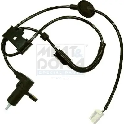 Sensor, Raddrehzahl Hinterachse rechts MEAT & DORIA 90309