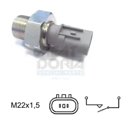 Schalter, Rückfahrleuchte MEAT & DORIA 36072