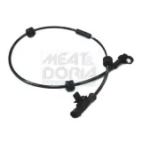 Sensor, Raddrehzahl Hinterachse rechts Hinterachse links MEAT & DORIA 90359
