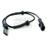 Sensor, Raddrehzahl Hinterachse links MEAT & DORIA 90395