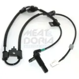 Sensor, Raddrehzahl Hinterachse links MEAT & DORIA 90404
