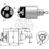 Magnetschalter, Starter MEAT & DORIA 46010