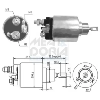 Magnetschalter, Starter MEAT & DORIA 46037