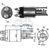Magnetschalter, Starter MEAT & DORIA 46046
