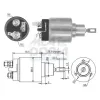 Magnetschalter, Starter MEAT & DORIA 46060
