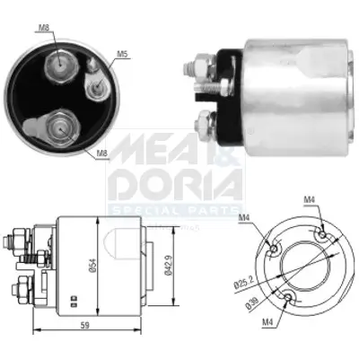 Magnetschalter, Starter MEAT & DORIA 46062 Bild Magnetschalter, Starter MEAT & DORIA 46062