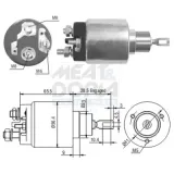 Warnkontakt, Bremsbelagverschleiß Hinterachse rechts Hinterachse links MEAT & DORIA 212136