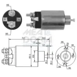 Magnetschalter, Starter MEAT & DORIA 46095