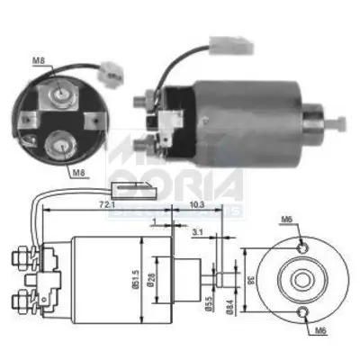 Magnetschalter, Starter MEAT & DORIA 46114 Bild Magnetschalter, Starter MEAT & DORIA 46114