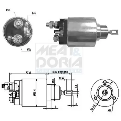 Magnetschalter, Starter MEAT & DORIA 46130 Bild Magnetschalter, Starter MEAT & DORIA 46130