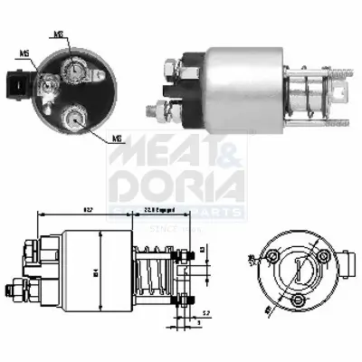 Magnetschalter, Starter MEAT & DORIA 46136