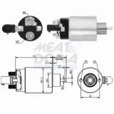 Magnetschalter, Starter MEAT & DORIA 46172