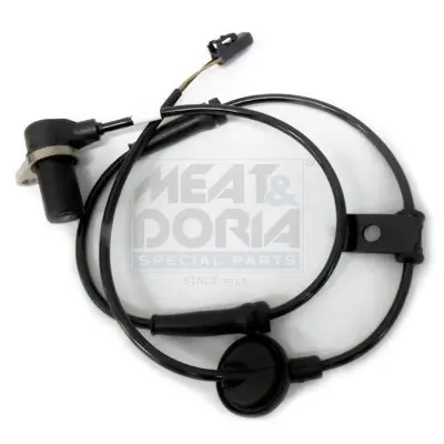 Sensor, Raddrehzahl Vorderachse links MEAT & DORIA 90430