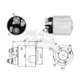 Magnetschalter, Starter MEAT & DORIA 46295