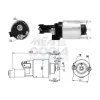 Magnetschalter, Starter MEAT & DORIA 46315
