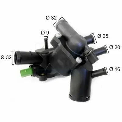 Thermostat, Kühlmittel MEAT & DORIA 92799