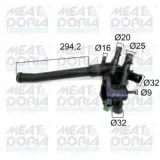 Thermostat, Kühlmittel MEAT & DORIA 92802