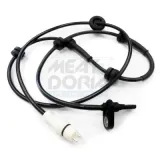 Sensor, Raddrehzahl Hinterachse rechts Hinterachse links MEAT & DORIA 90443