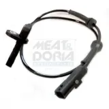 Sensor, Raddrehzahl Hinterachse links Hinterachse rechts MEAT & DORIA 90631