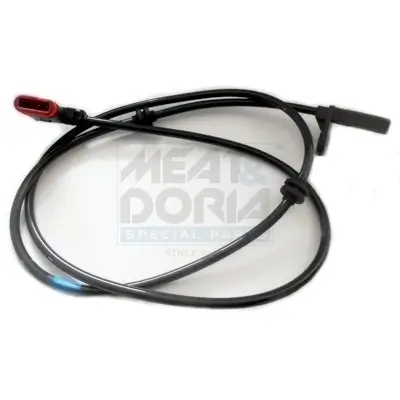 Sensor, Raddrehzahl Hinterachse rechts Hinterachse links MEAT & DORIA 90637