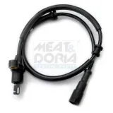 Sensor, Raddrehzahl Hinterachse links MEAT & DORIA 90667