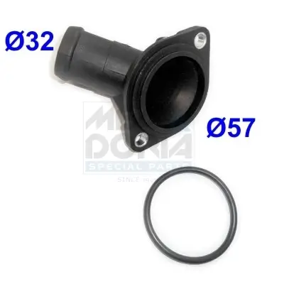 Kühlmittelflansch MEAT & DORIA 93188 Bild Kühlmittelflansch MEAT & DORIA 93188