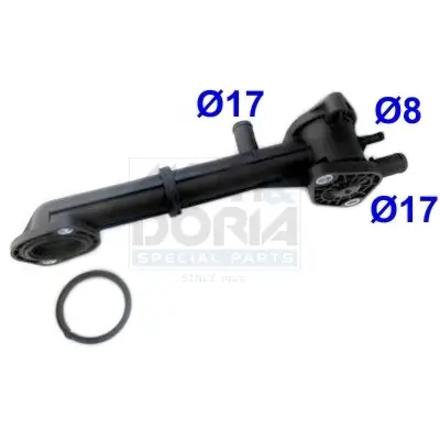 Kühlmittelflansch MEAT & DORIA 93236 Bild Kühlmittelflansch MEAT & DORIA 93236