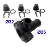 Kühlmittelflansch MEAT & DORIA 93239