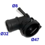 Kühlmittelflansch MEAT & DORIA 93509