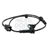 Sensor, Raddrehzahl Hinterachse links MEAT & DORIA 90763