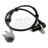 Sensor, Raddrehzahl Vorderachse rechts MEAT & DORIA 90782