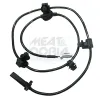 Sensor, Raddrehzahl Hinterachse links MEAT & DORIA 90808