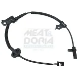 Sensor, Raddrehzahl Hinterachse rechts MEAT & DORIA 90824