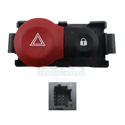 Warnblinkschalter MEAT & DORIA 23647