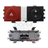 Warnblinkschalter MEAT & DORIA 23648