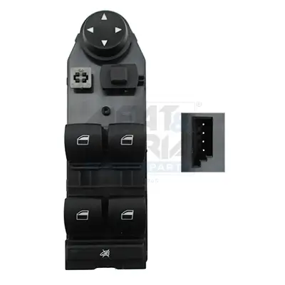 Schalter, Fensterheber 12 V vorne links MEAT & DORIA 26216