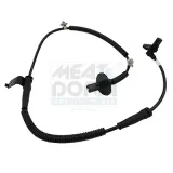 Sensor, Raddrehzahl Vorderachse links MEAT & DORIA 90938