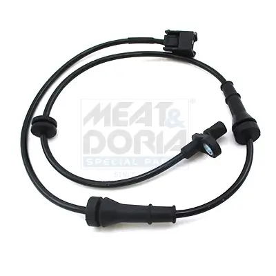 Sensor, Raddrehzahl Hinterachse links MEAT & DORIA 90915E