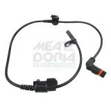 Sensor, Raddrehzahl Vorderachse rechts Vorderachse links MEAT & DORIA 90884E