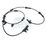 Sensor, Raddrehzahl Vorderachse rechts Vorderachse links MEAT & DORIA 90877E