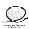 Sensor, Raddrehzahl Vorderachse rechts Vorderachse links MEAT & DORIA 90327E