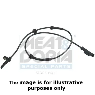 Sensor, Raddrehzahl Vorderachse rechts Vorderachse links MEAT & DORIA 90330E Bild Sensor, Raddrehzahl Vorderachse rechts Vorderachse links MEAT & DORIA 90330E