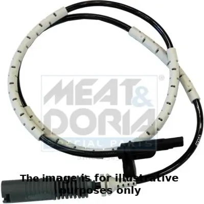 Sensor, Raddrehzahl Hinterachse rechts Hinterachse links MEAT & DORIA 90146E Bild Sensor, Raddrehzahl Hinterachse rechts Hinterachse links MEAT & DORIA 90146E