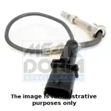 Sensor, Raddrehzahl Vorderachse rechts Vorderachse links Vorderachse rechts Vorderachse links MEAT & DORIA 90594E