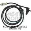 Sensor, Raddrehzahl Hinterachse rechts MEAT & DORIA 90025E