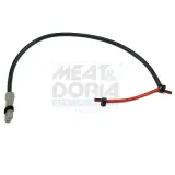 Warnkontakt, Bremsbelagverschleiß Hinterachse Vorderachse MEAT & DORIA 212161