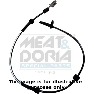 Sensor, Raddrehzahl Vorderachse rechts Vorderachse links MEAT & DORIA 90242E Bild Sensor, Raddrehzahl Vorderachse rechts Vorderachse links MEAT & DORIA 90242E