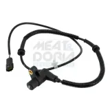 Sensor, Raddrehzahl Vorderachse rechts MEAT & DORIA 90989